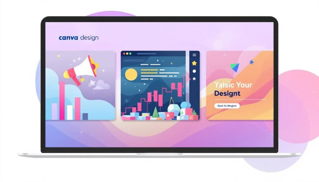Na hora de criar qualquer tipo de arte digital, o Magic Design do Canva deixa tudo mais rápido e simples. Você pode começar projetos direto do zero ou transformar ideias em posts e apresentações em poucos passos.