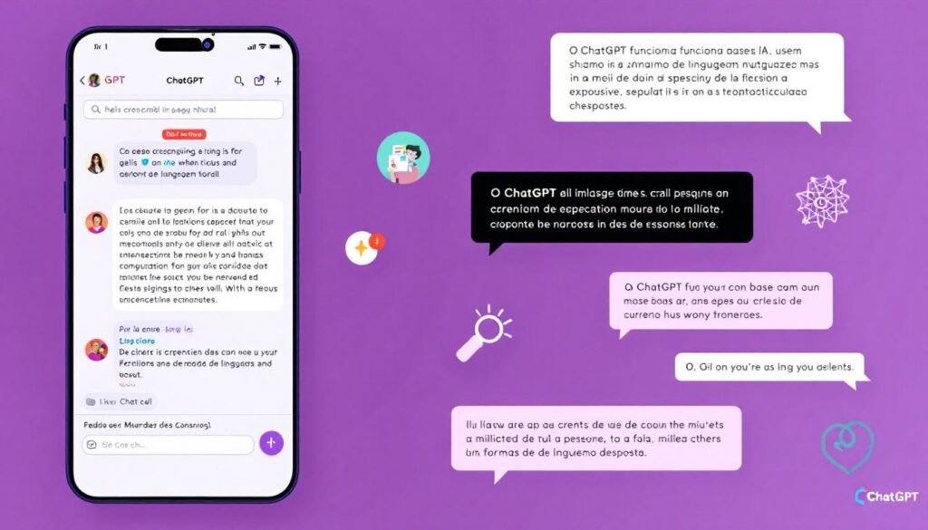 O ChatGPT funciona com base em IA, usando o chamado modelo de linguagem natural. Isso significa que ele aprende com milhares de textos disponíveis publicamente, absorvendo padrões de fala, perguntas frequentes e formas de estruturação de respostas
