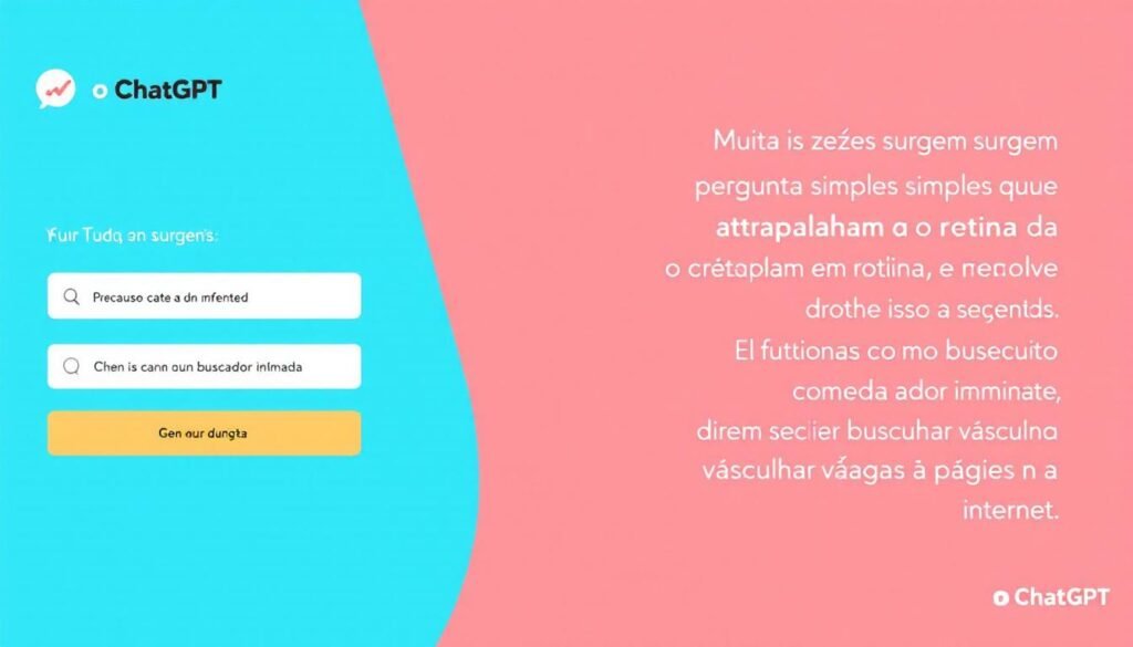 Muitas vezes surgem perguntas simples que atrapalham o ritmo da rotina, e o ChatGPT resolve isso em segundos. Ele funciona como um buscador imediato, trazendo respostas diretas sem precisar vasculhar várias páginas na internet.